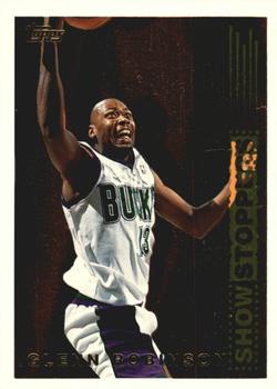 1995-96 Topps - Show Stoppers #SS3 Glenn Robinson Front
