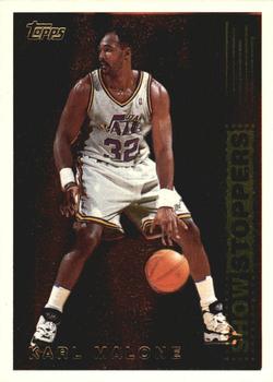 1995-96 Topps - Show Stoppers #SS10 Karl Malone Front