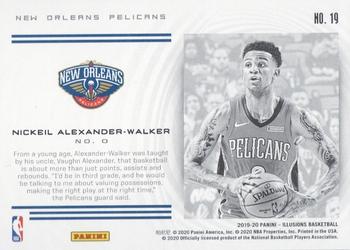 2019-20 Panini Illusions - Instant Impact #19 Nickeil Alexander-Walker Back