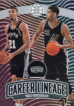 2019-20 Panini Illusions - Career Lineage #9 Tim Duncan Front