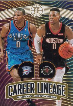 2019-20 Panini Illusions - Career Lineage Orange #5 Russell Westbrook Front