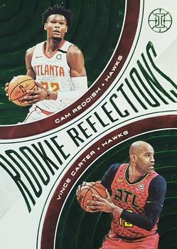 2019-20 Panini Illusions - Rookie Reflections Emerald #15 Cam Reddish / Vince Carter Front