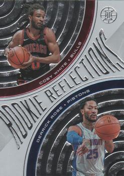 2019-20 Panini Illusions - Rookie Reflections #13 Derrick Rose / Coby White Front