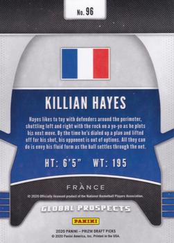 2020 Panini Prizm Draft Picks Collegiate #96 Killian Hayes Back