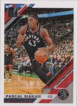 2019-20 Clearly Donruss #40 Pascal Siakam Front