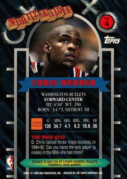 1995-96 Upper Deck Chris Webber Washington Bullets #53