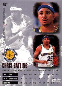 1995-96 Ultra #57 Chris Gatling Back