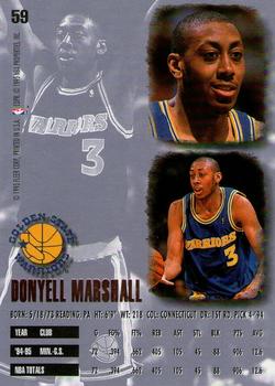 1995-96 Ultra #59 Donyell Marshall Back