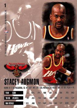 1995-96 Ultra #1 Stacey Augmon Back