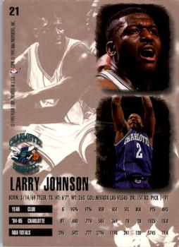 1995-96 Ultra #21 Larry Johnson Back