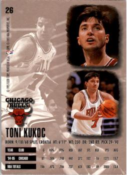 1995-96 Ultra #26 Toni Kukoc Back