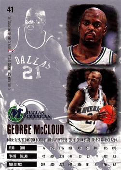 1995-96 Ultra #41 George McCloud Back