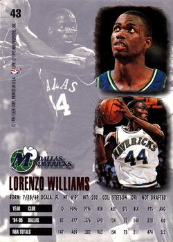 1995-96 Ultra #43 Lorenzo Williams Back