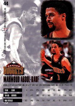 1995-96 Ultra #44 Mahmoud Abdul-Rauf Back
