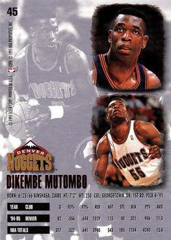 1995-96 Ultra #45 Dikembe Mutombo Back