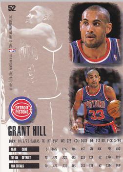 1995-96 Ultra #52 Grant Hill Back