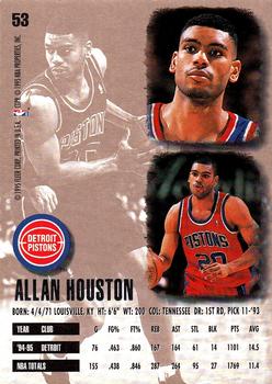 1995-96 Ultra #53 Allan Houston Back