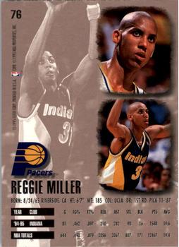 1995-96 Ultra #76 Reggie Miller Back
