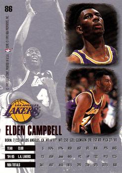 1995-96 Ultra #86 Elden Campbell Back