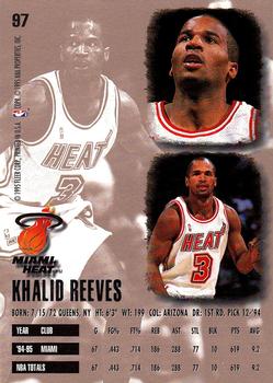 1995-96 Ultra #97 Khalid Reeves Back