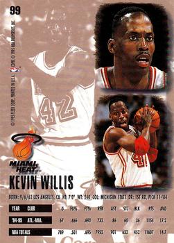 1995-96 Ultra #99 Kevin Willis Back