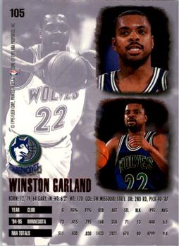 1995-96 Ultra #105 Winston Garland Back