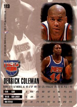 1995-96 Ultra #113 Derrick Coleman Back
