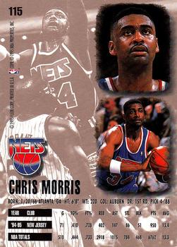 1995-96 Ultra #115 Chris Morris Back