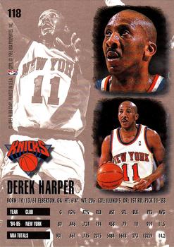 1995-96 Ultra #118 Derek Harper Back