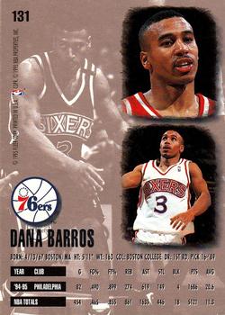 1995-96 Ultra #131 Dana Barros Back