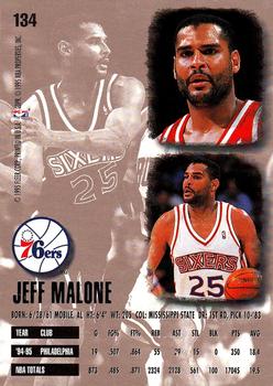 1995-96 Ultra #134 Jeff Malone Back