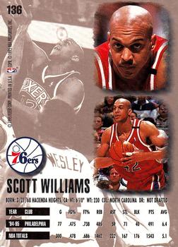 1995-96 Ultra #136 Scott Williams Back