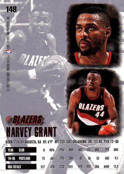 1995-96 Ultra #148 Harvey Grant Back