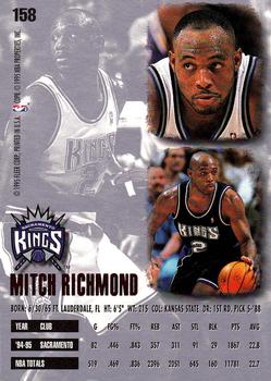 1995-96 Ultra #158 Mitch Richmond Back
