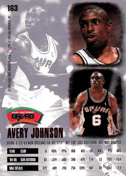 1995-96 Ultra #163 Avery Johnson Back