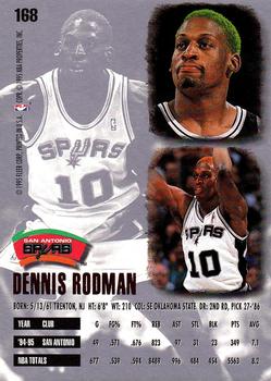 1995-96 Ultra #168 Dennis Rodman Back