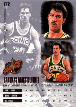 1995-96 Ultra #172 Sarunas Marciulionis Back