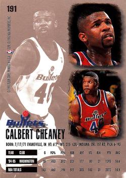 1995-96 Ultra #191 Calbert Cheaney Back