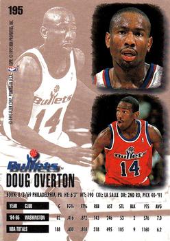 1995-96 Ultra #195 Doug Overton Back