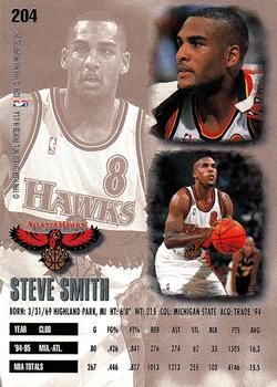1995-96 Ultra #204 Steve Smith Back