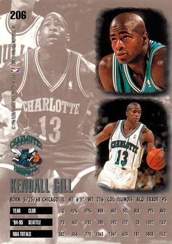 1995-96 Ultra #206 Kendall Gill Back