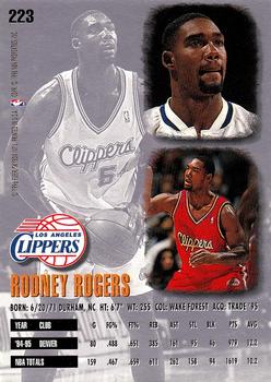1995-96 Ultra #223 Rodney Rogers Back