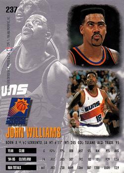 1995-96 Ultra #237 John Williams Back