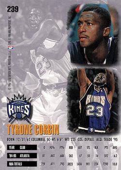 1995-96 Ultra #239 Tyrone Corbin Back