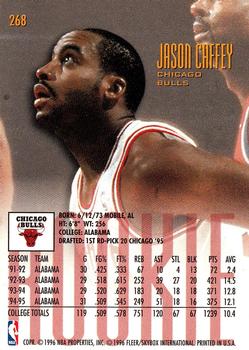 1995-96 Ultra #268 Jason Caffey Back
