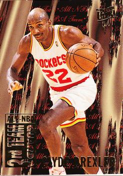 1995-96 Ultra - All-NBA #11 Clyde Drexler Front