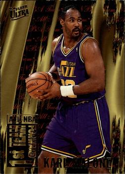 1995-96 Ultra - All-NBA #2 Karl Malone Front