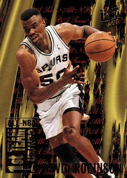 1995-96 Ultra - All-NBA #4 David Robinson Front