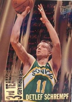 1995-96 Ultra - All-NBA #15 Detlef Schrempf Front