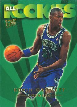 1995-96 Ultra - All-Rookies #3 Kevin Garnett Front